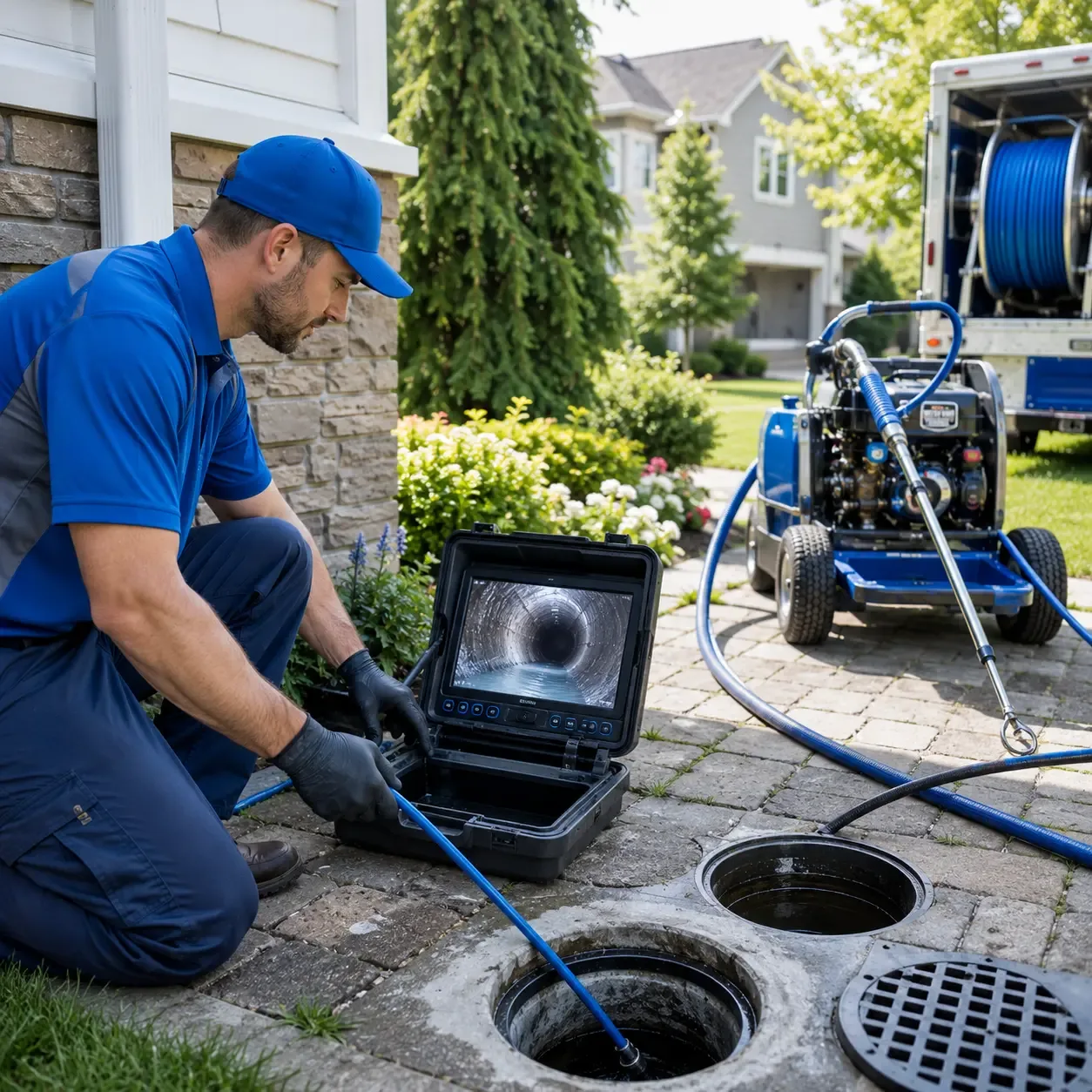 Outdoor drain cleaning professionals serving Adelphi, MD